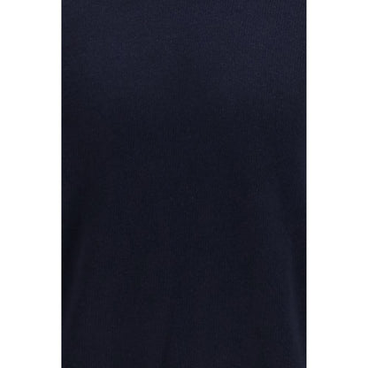 Brooksfield Blue Wool Oves Aries Sweatshirt