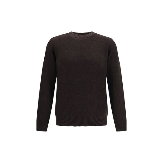 Brooksfield Brown Wool Oves Aries Sweatshirt
