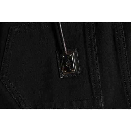 Dolce & Gabbana Black Cotton Stretch Skinny Denim Jeans