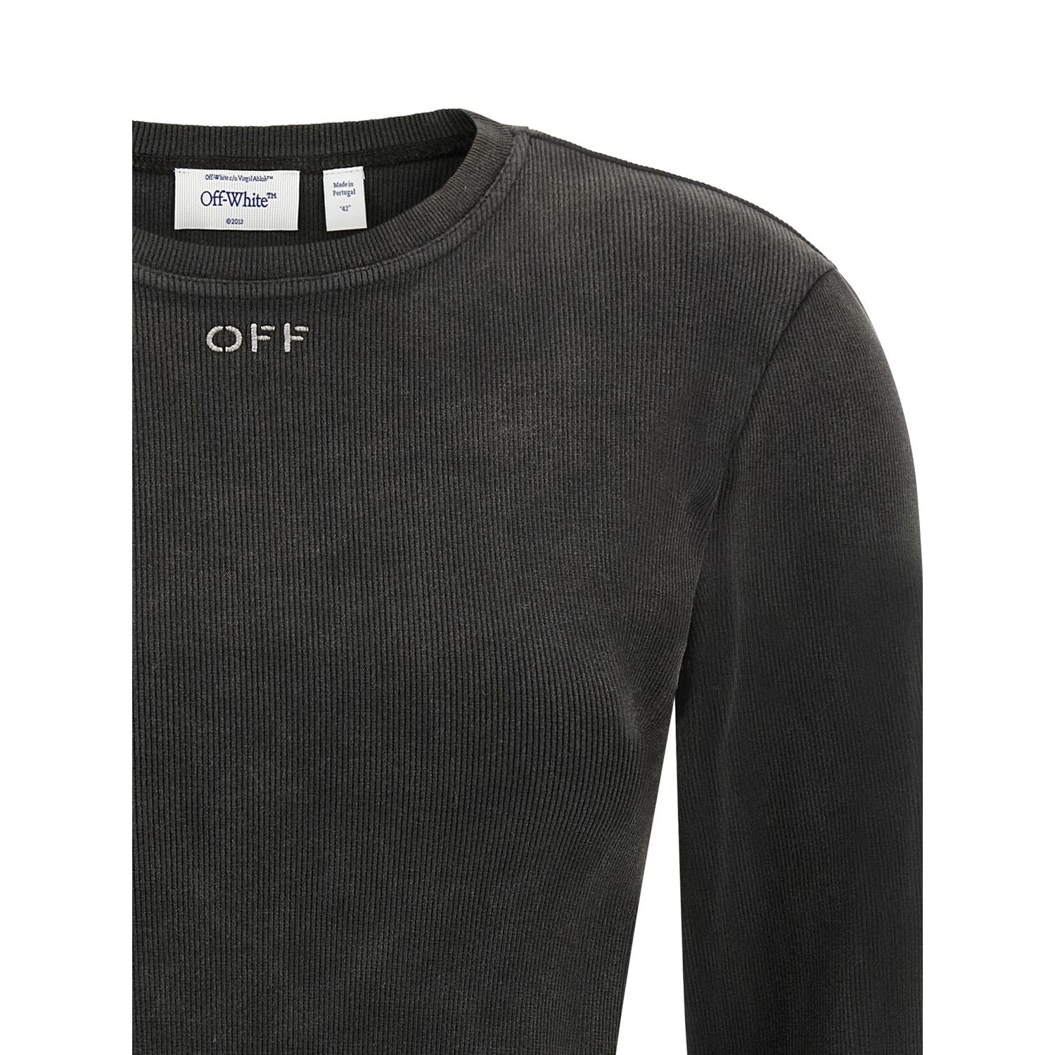 Off-White Black Cotton Sportswear