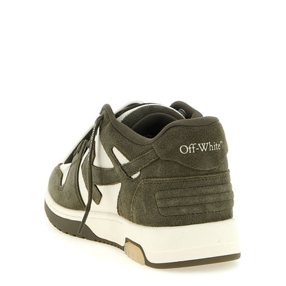 Off-White Bicolor Cowhide Athletic Sneakers