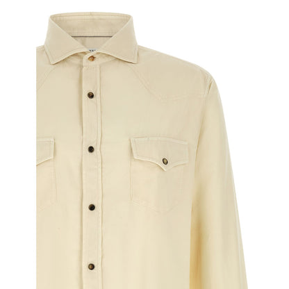 Brunello Cucinelli White Cotton Blouse