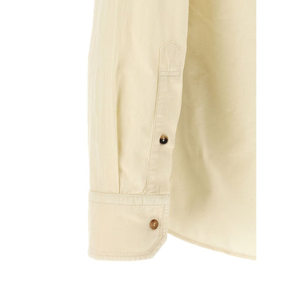 Brunello Cucinelli White Cotton Blouse