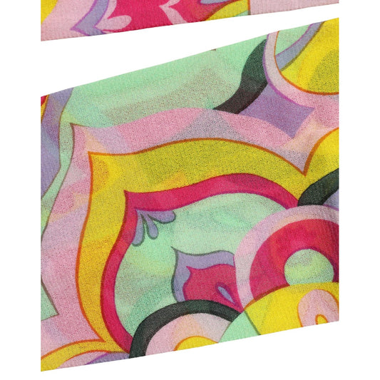 Dolce & Gabbana Multicolor Floral Print Tights Stockings Socks