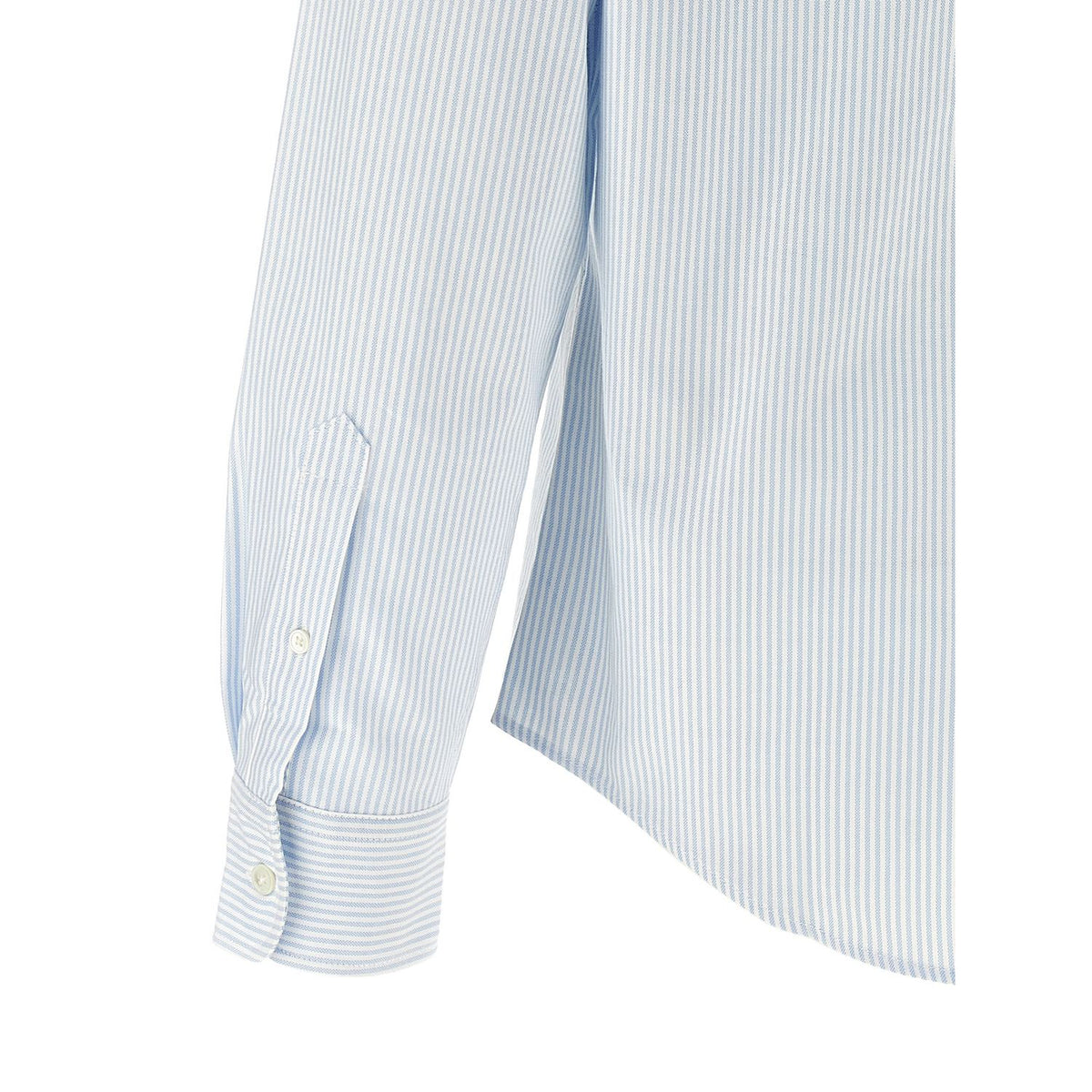 Ami Paris Blue Cotton Blouse