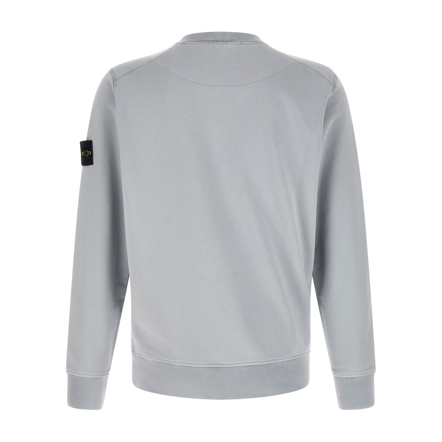 Stone Island Gray Cotton Sweatshirt