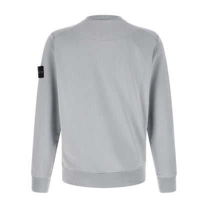 Stone Island Gray Cotton Sweatshirt