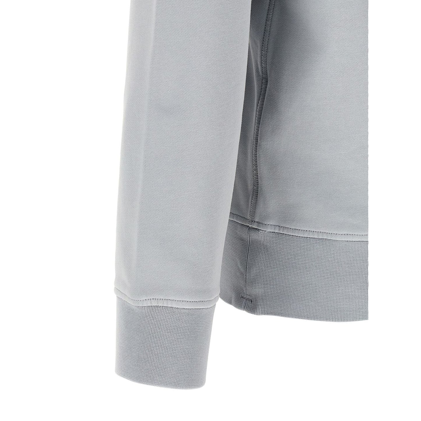Stone Island Gray Cotton Sweatshirt