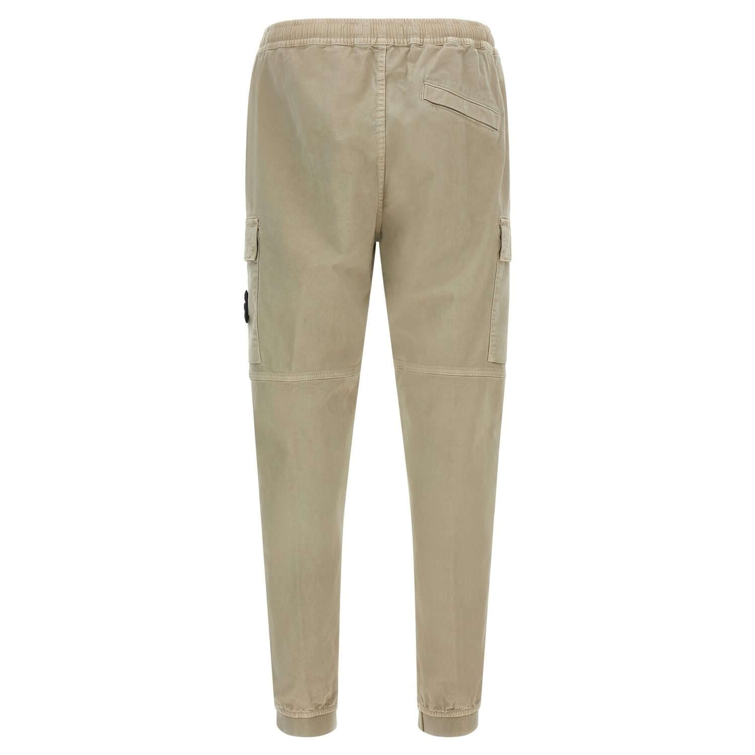 Stone Island Beige Cotton Cargo Pants