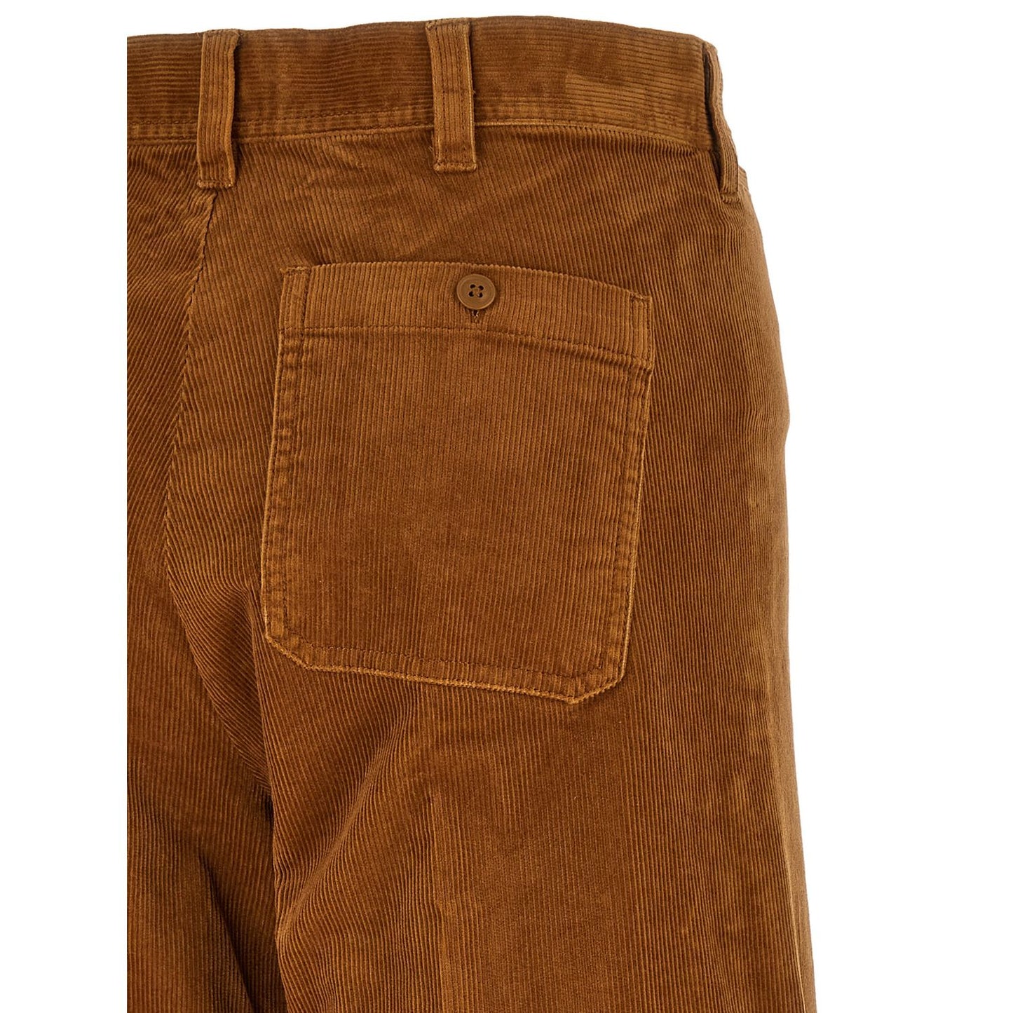 Polo Ralph Lauren Brown Cotton Flared Pants