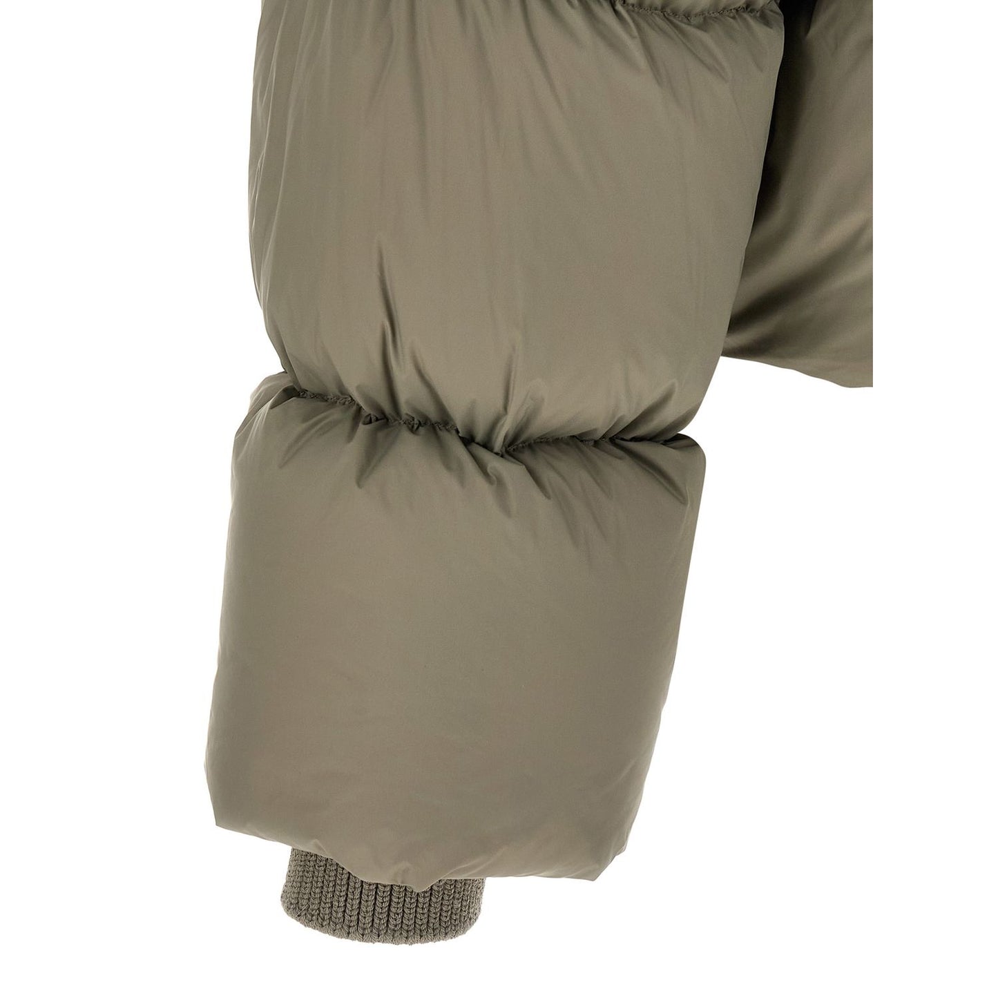 Rick Owens Bicolor Nylon Full-Length Jacket
