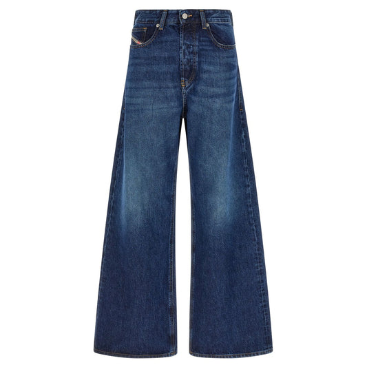 Diesel Blue Cotton Jeans Denim