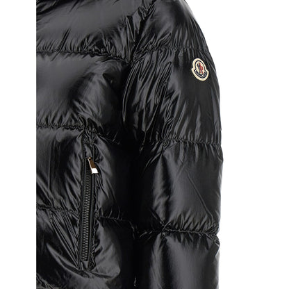 Moncler Black Polyamide Full-Length Jacket