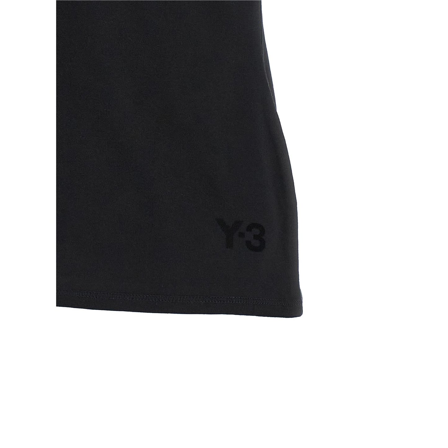 Y-3 Black Cotton T-Shirt