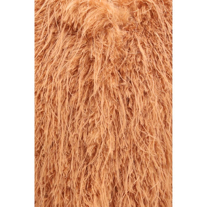 Forte_Forte Orange Polyester Sleeveless Jacket