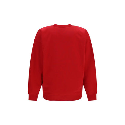 Saint Laurent Red Cotton Sweatshirt