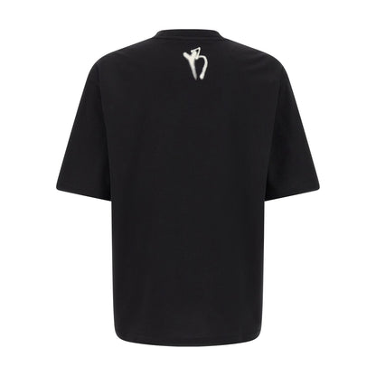 Y-3 Black Cotton T-Shirt