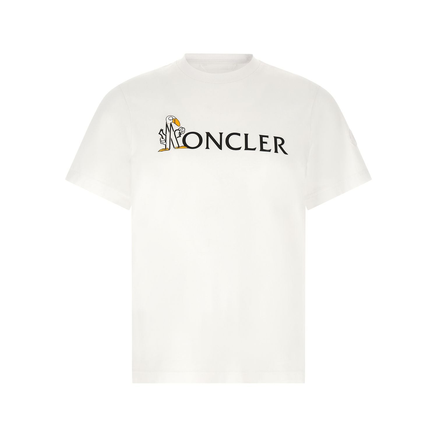 Moncler White Cotton T-Shirt