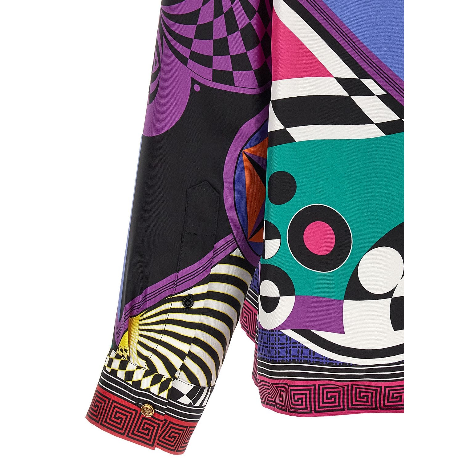 Versace Multicolor Silk Blouse