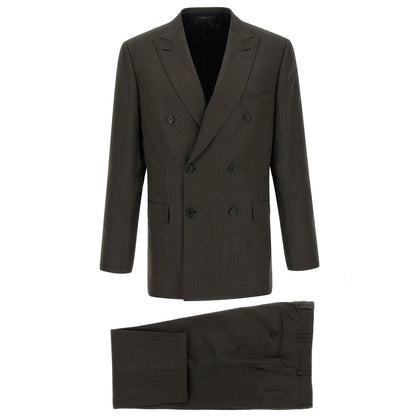 Brioni Brown Wool Two-Piece Suit