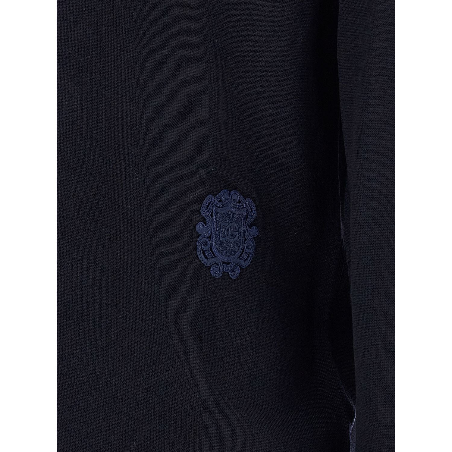 Dolce & Gabbana Blue Virgin Wool Cardigan