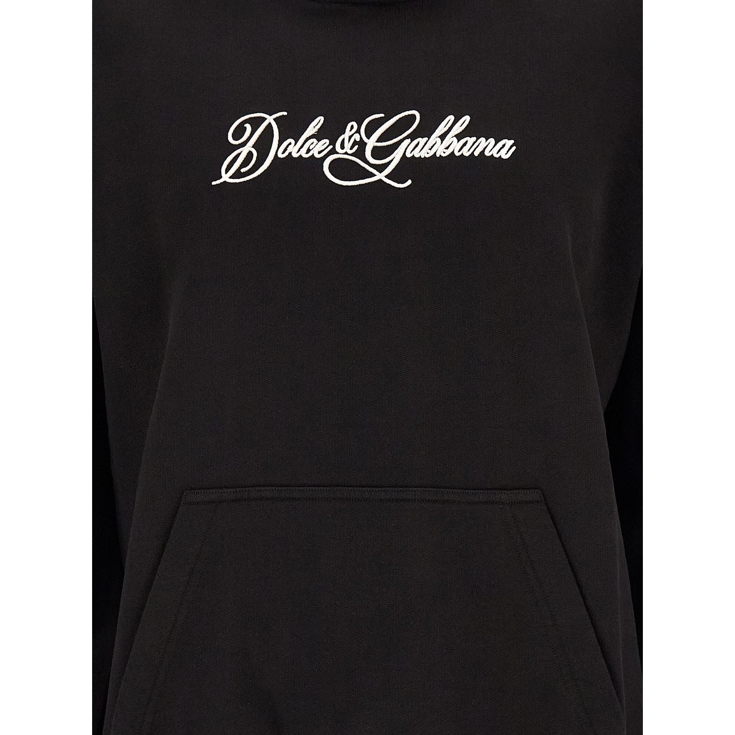 Dolce & Gabbana Black Cotton Sweatshirt
