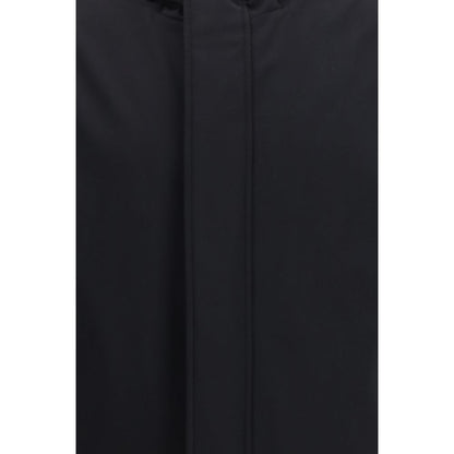 Herno Black Polyester Full-Length Jacket
