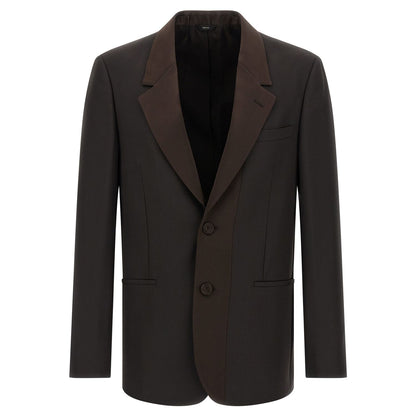 Fendi Brown Polyester Blazer