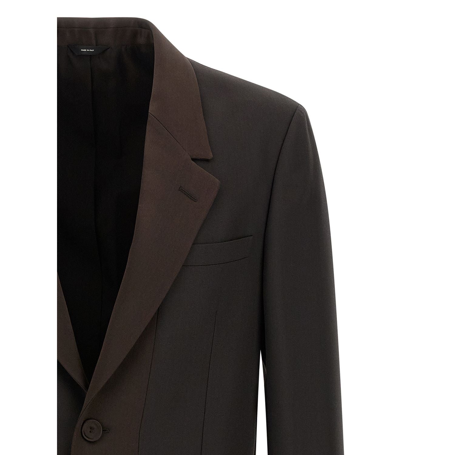 Fendi Brown Polyester Blazer