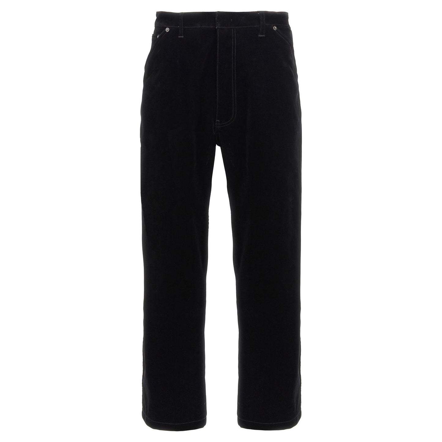 Prada Black Cotton Casual Pants
