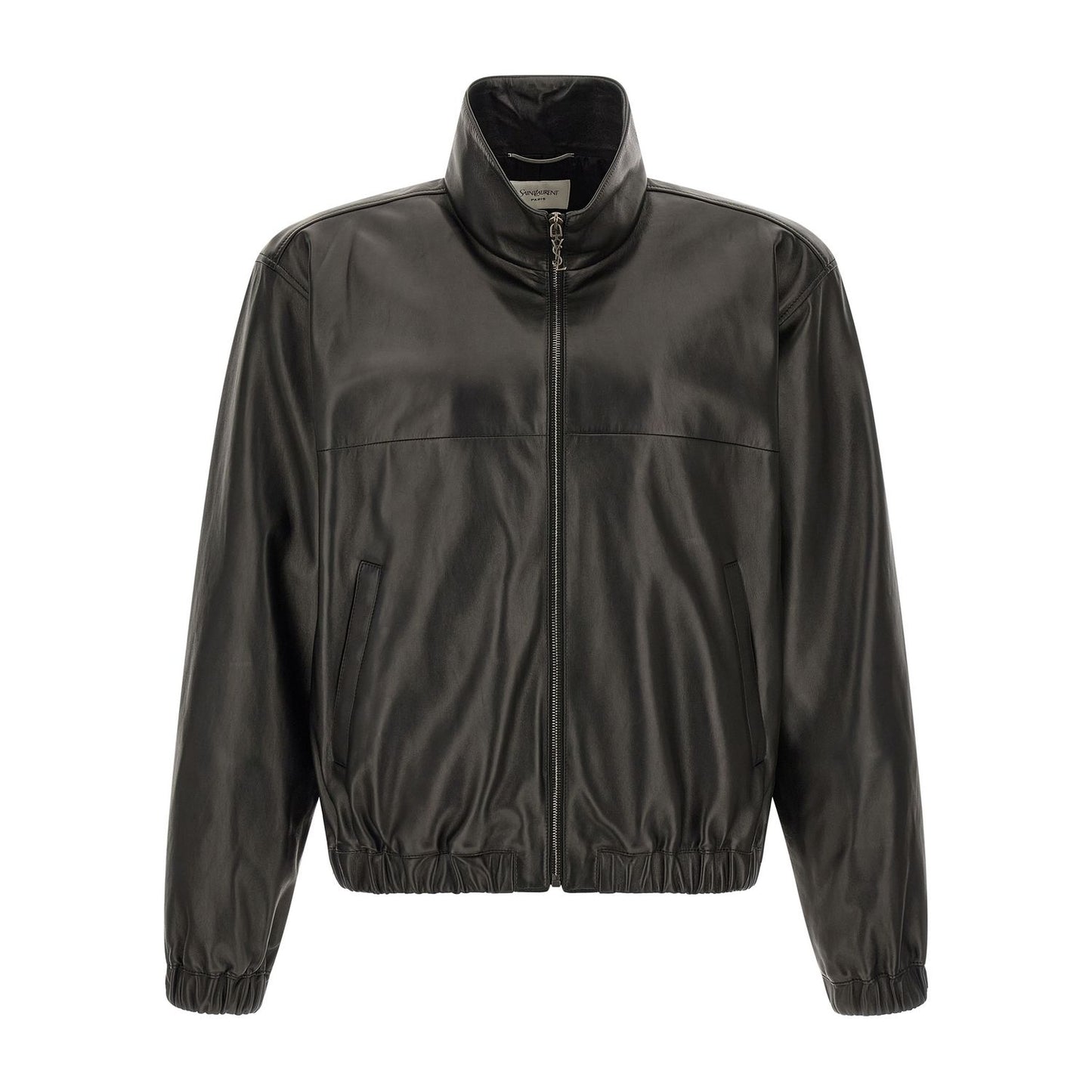 Saint Laurent Black Lamb Leather Leather Jacket