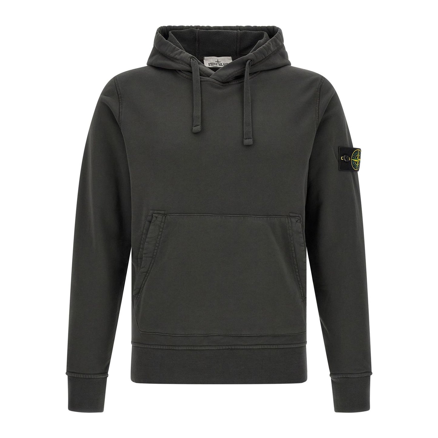 Stone Island Gray Cotton Sweatshirt