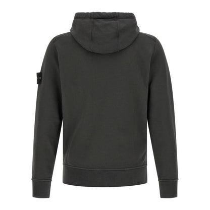 Stone Island Gray Cotton Sweatshirt