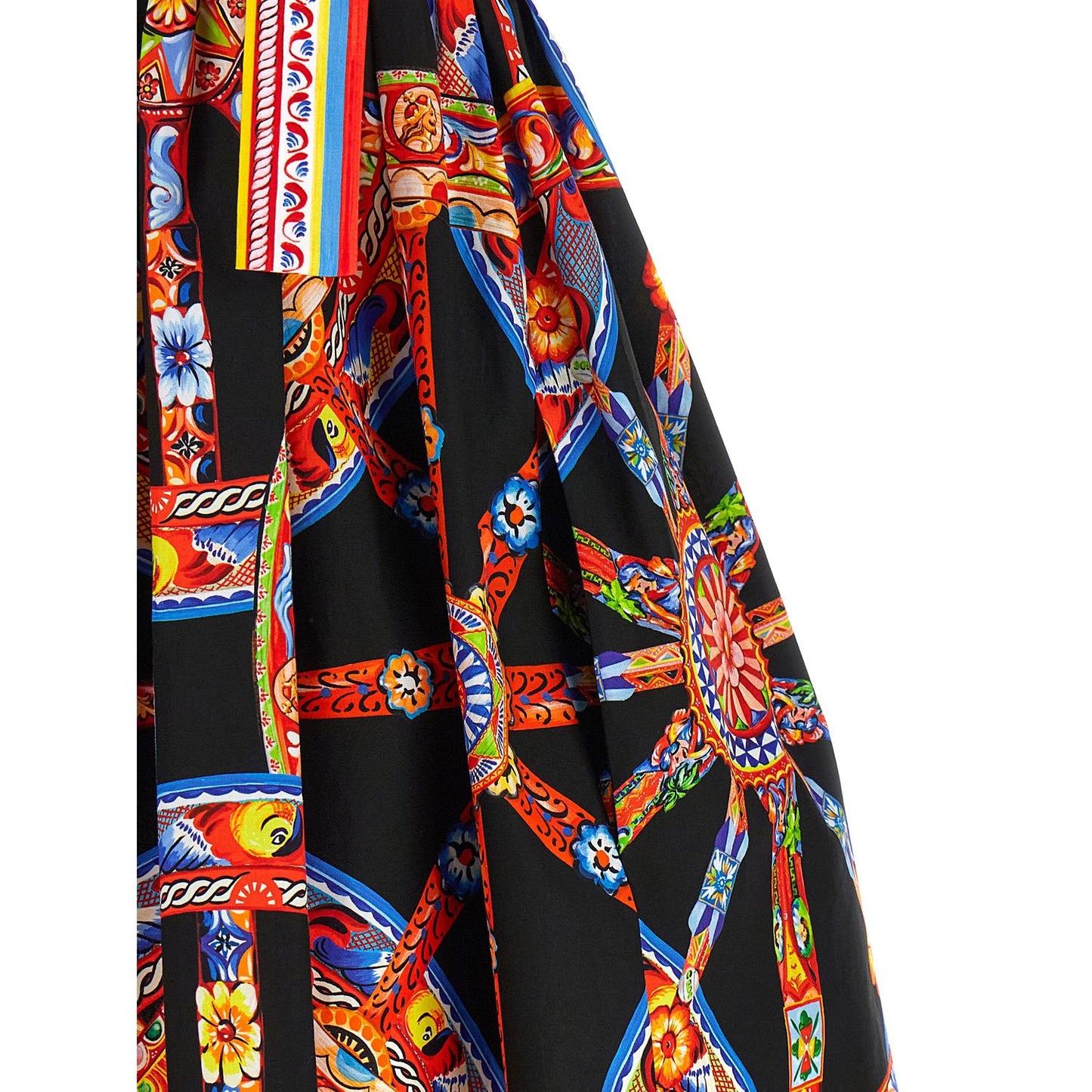 Dolce & Gabbana Multicolor Cotton Short Dress