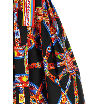 Dolce & Gabbana Multicolor Cotton Short Dress