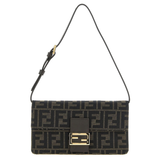 Fendi Brown Polyester Cardholder