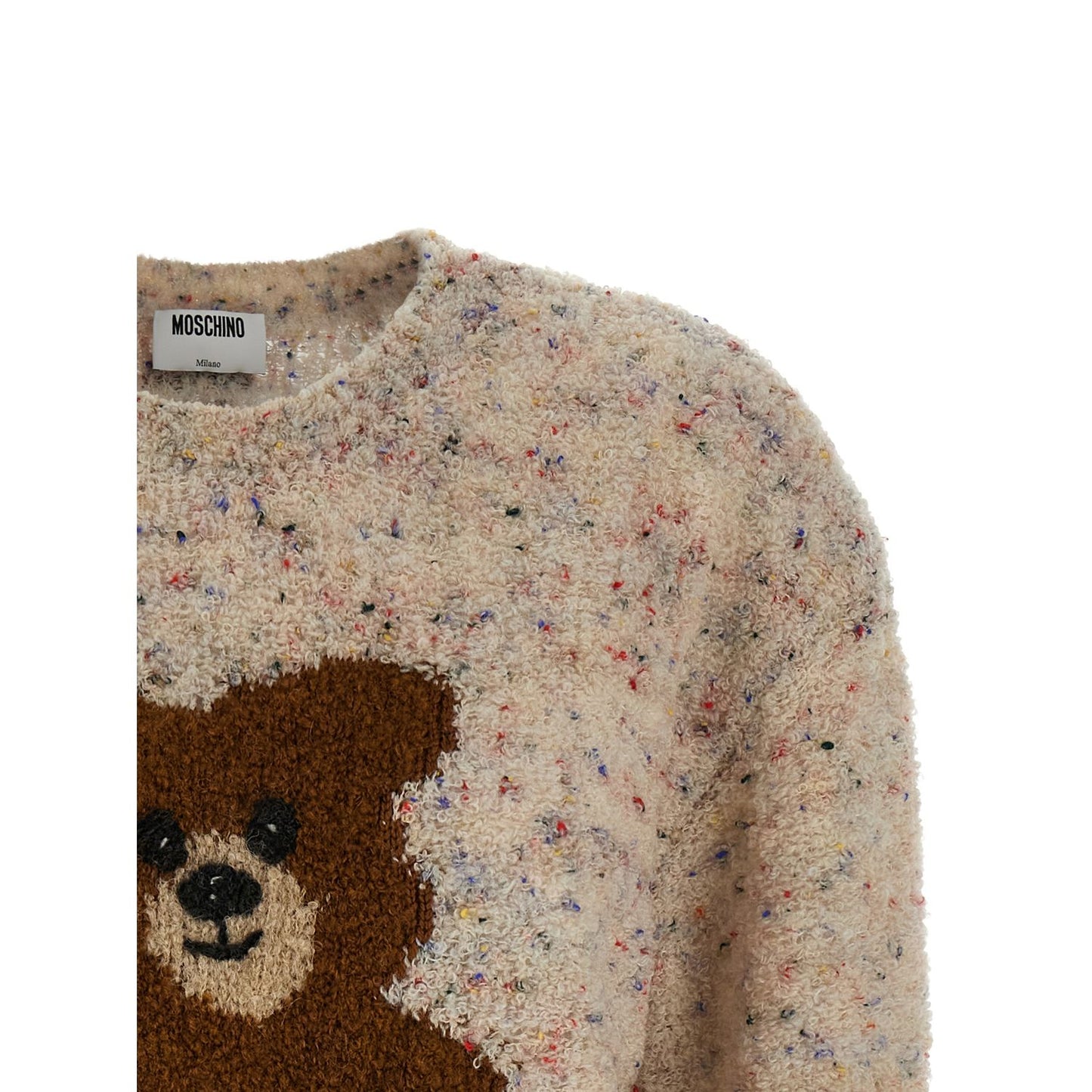 Moschino Multicolor Virgin Wool Cardigan