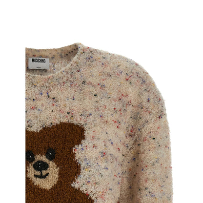Moschino Multicolor Virgin Wool Cardigan