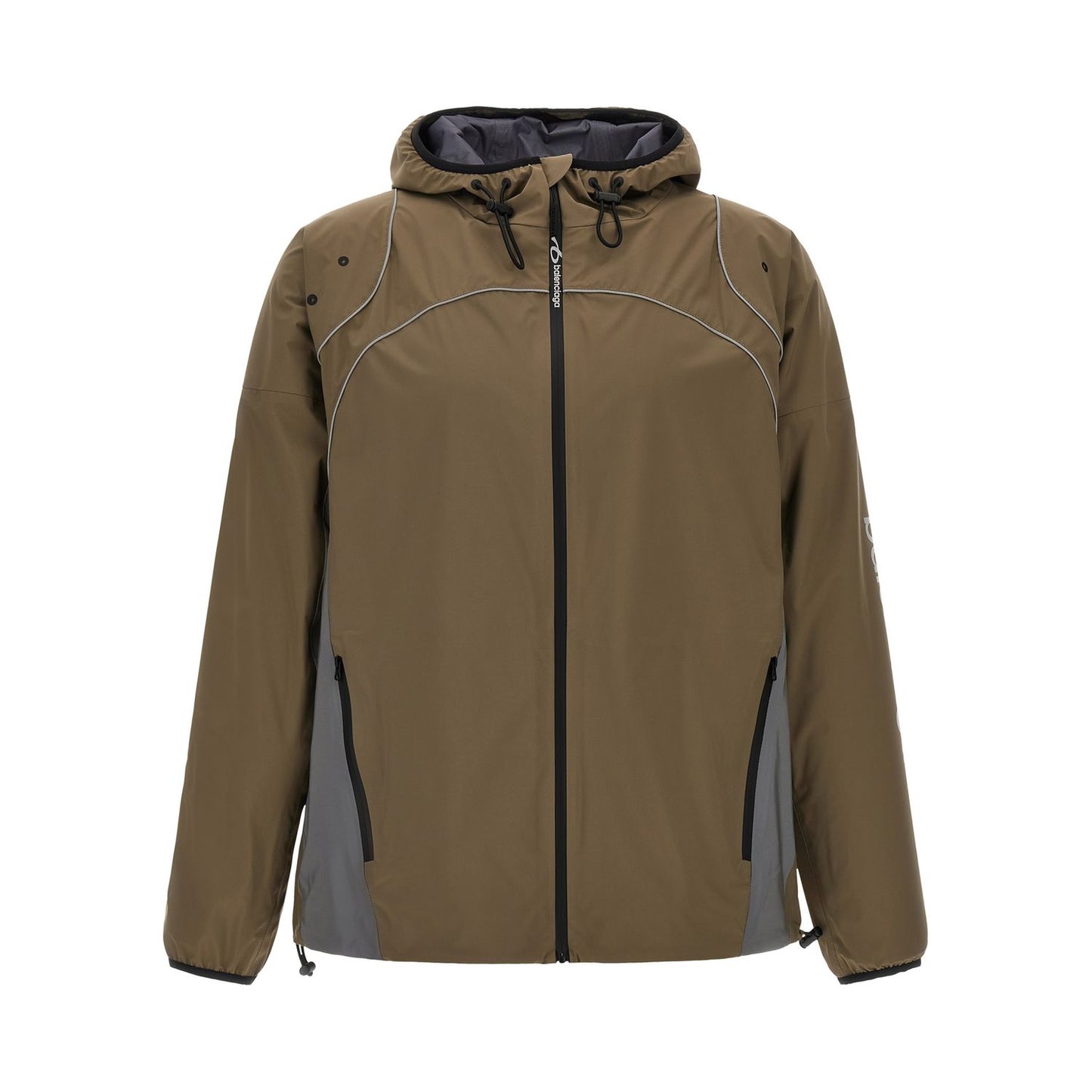 Balenciaga Gray Polyester Parka