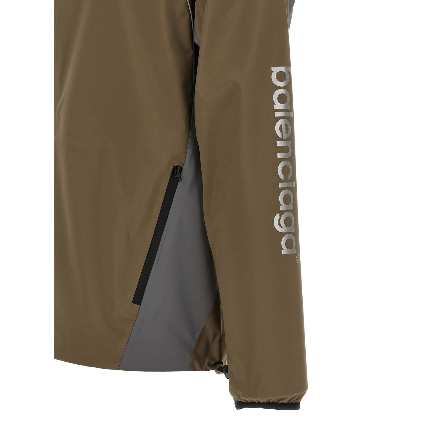 Balenciaga Gray Polyester Parka