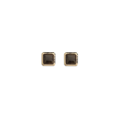 Self-Portrait Gold Brass Earrings