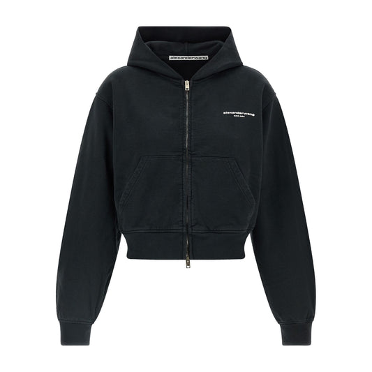 Alexander Wang Black Cotton Sweatshirt