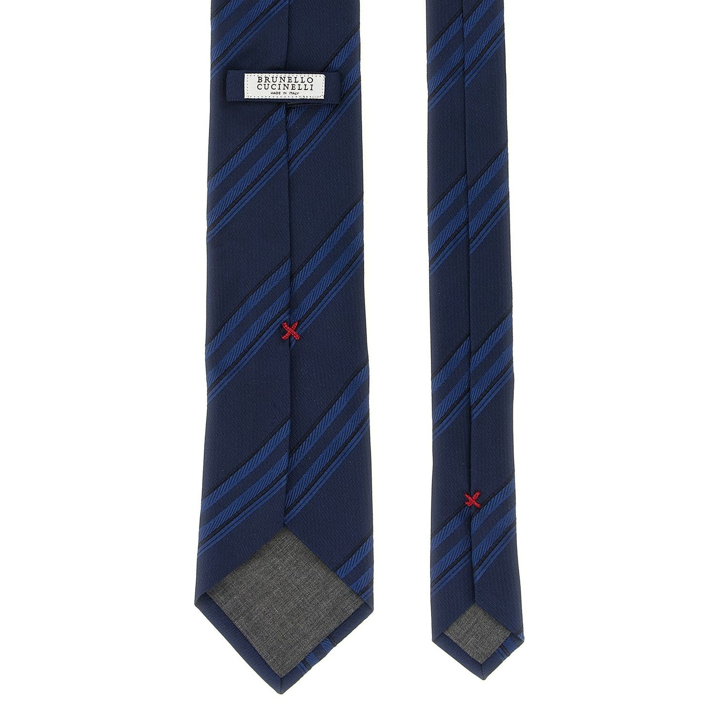 Brunello Cucinelli Blue Silk Tie