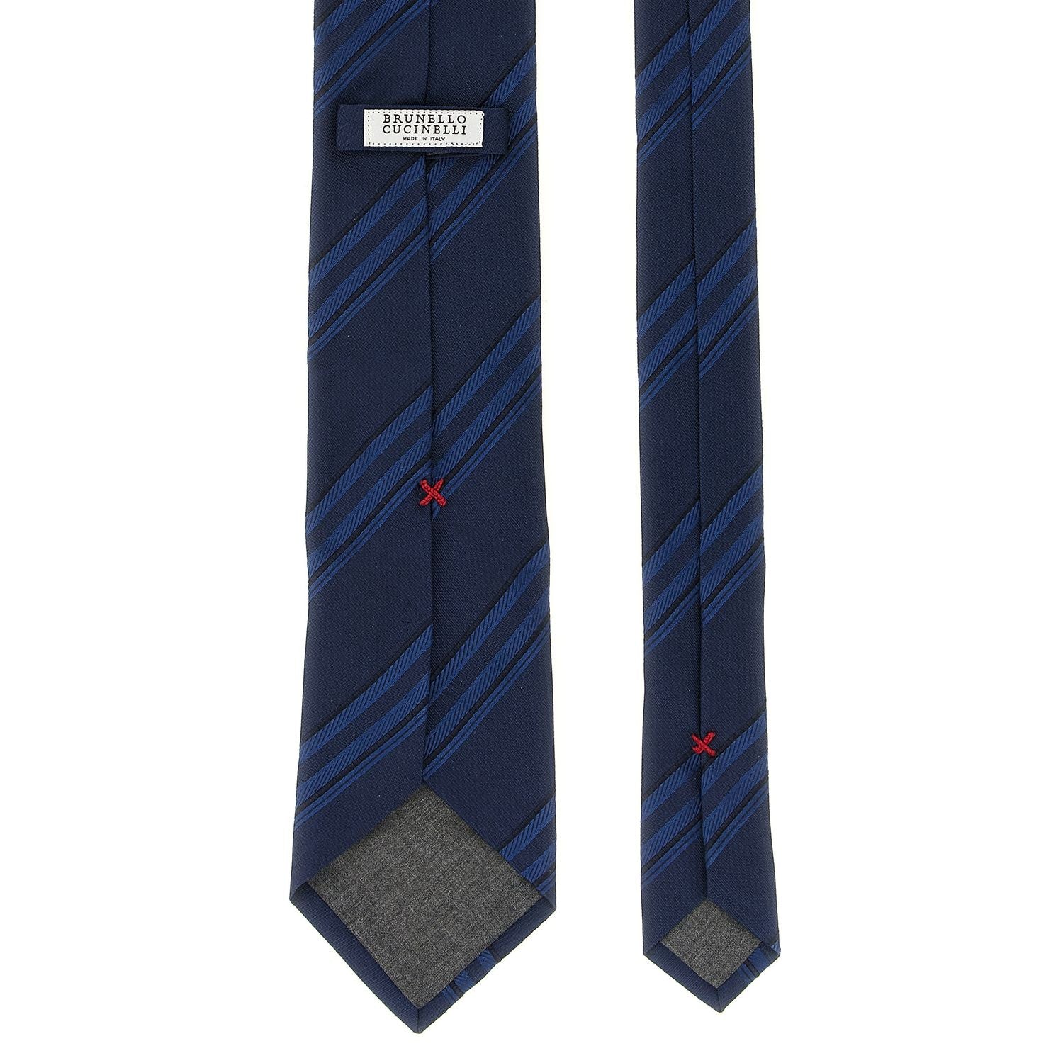Brunello Cucinelli Blue Silk Tie