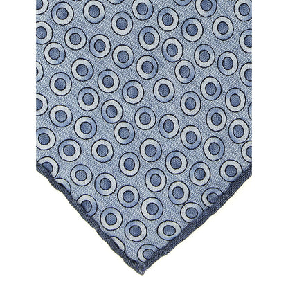 Brunello Cucinelli Blue Silk Pocket Square