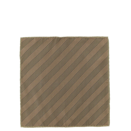 Brunello Cucinelli Beige Silk Pocket Square
