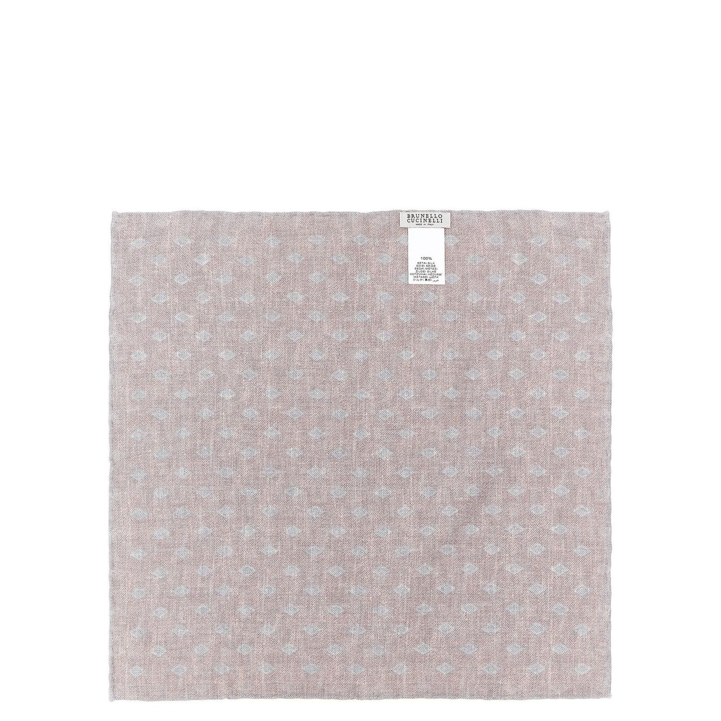 Brunello Cucinelli Multicolor Silk Pocket Square