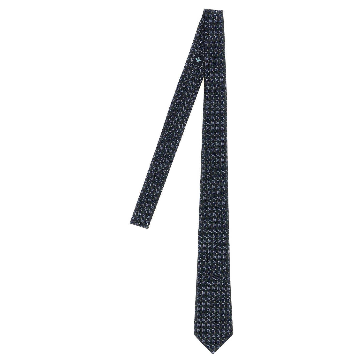 Gucci Blue Silk Tie