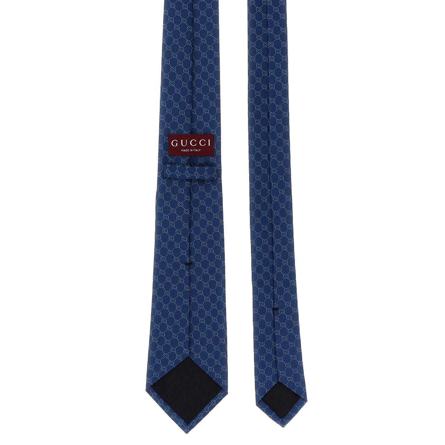 Gucci Blue Silk Tie
