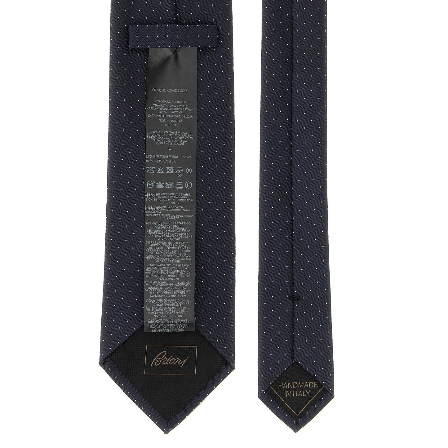 Brioni Blue Silk Tie